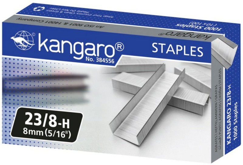 Kangaro MANUAL 23/8-H STICK STAPLER PIN  (Set of 1, Multicolor)