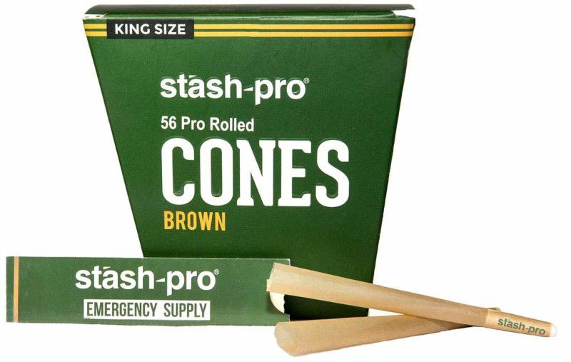 Stash-Pro Unruled King Size 13 gsm Paper Roll  (Set of 1, Brown)