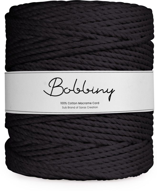 Bobbiny Black Thread  (100 m Pack of1)