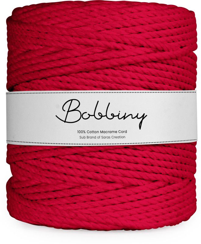Bobbiny Red Thread  (100 m Pack of1)