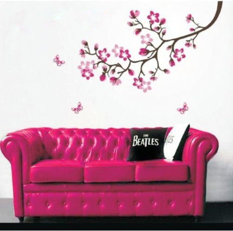 N S Decor Highlight Pink 36 X 60 Design Wall Stencil Wall Stencil Stencil  (Pack of 1, printed)