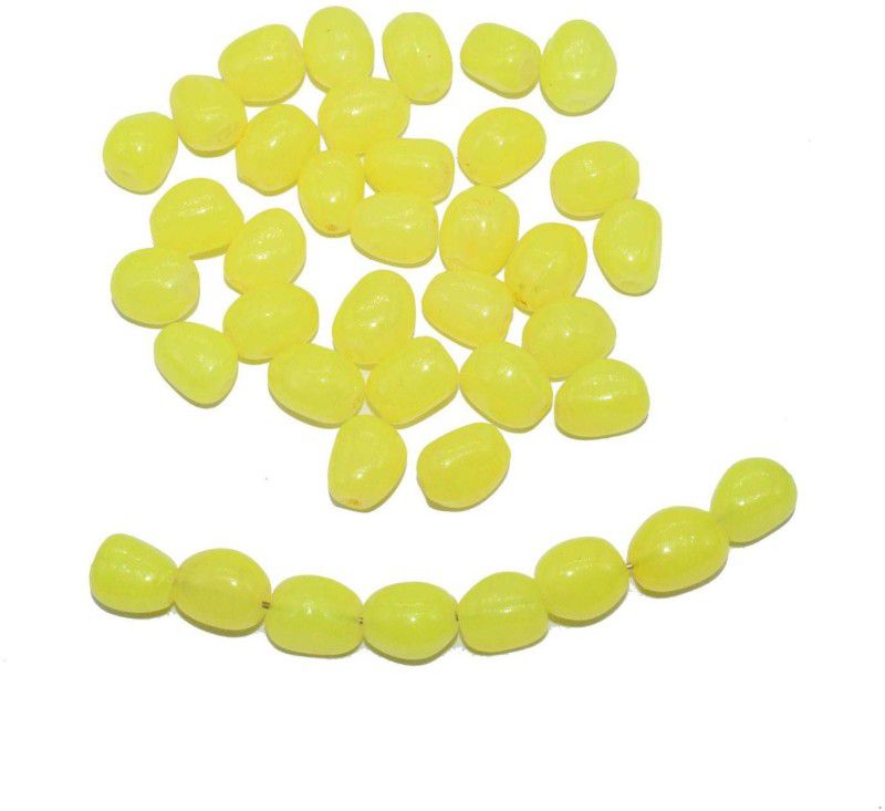 beadwaala Yellow Beads  (50 g)