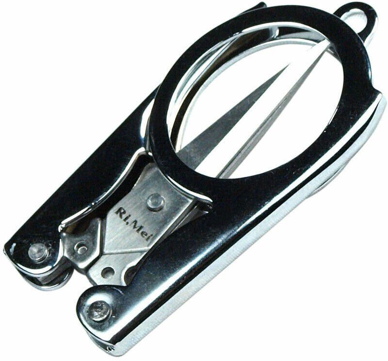 SHARPLEY Folding Scissor high quality foldable portable pocket travel Scissors-IX78 Scissors  (Set of 1, Silver)