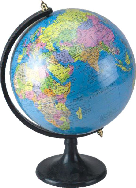 Kebica English Globe for 10 to 14 Age Kids Globe Rotating 360 Degree 21st Century World Globe  (6-inch Blue)