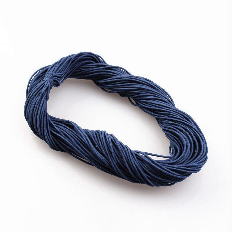 KnottyCord Elastic Thread and Cord Blue Elastic  (10 m)