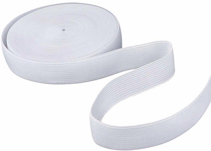 KnottyCord Knitted White Elastic  (25 m)