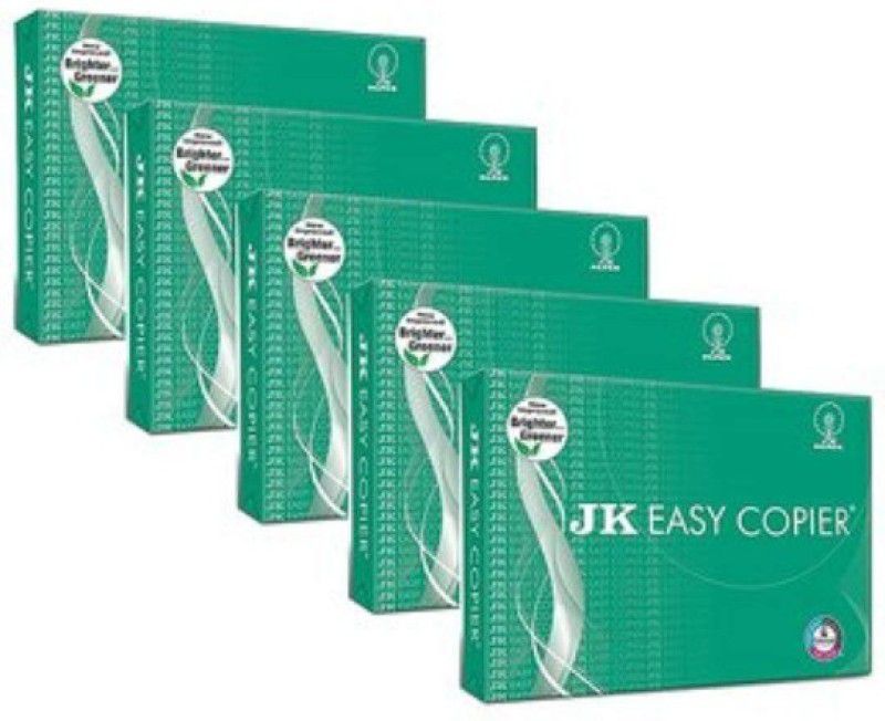 JK PAPER Easy Green Copier Paper Unruled A4 70 gsm A4 paper  (Set of 5, White)