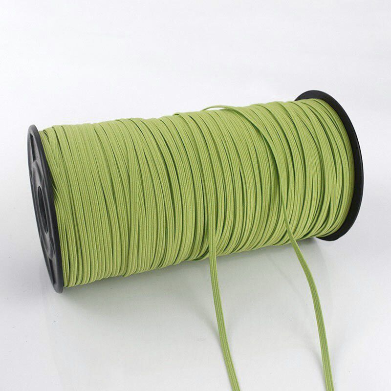 KnottyCord Braided Green Elastic  (10 m)