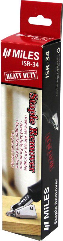 Kangaro Manual 23 & 80 series Pin Round Edged Stapler Pin Remover  (Set of 1, Black)