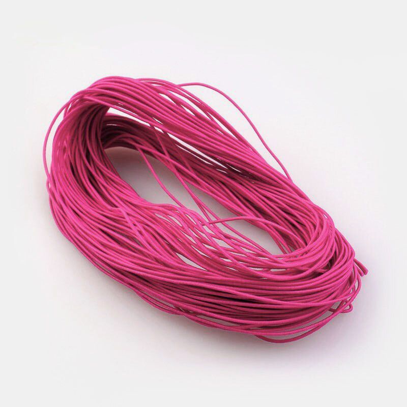 KnottyCord Elastic Thread and Cord Pink Elastic  (10 m)