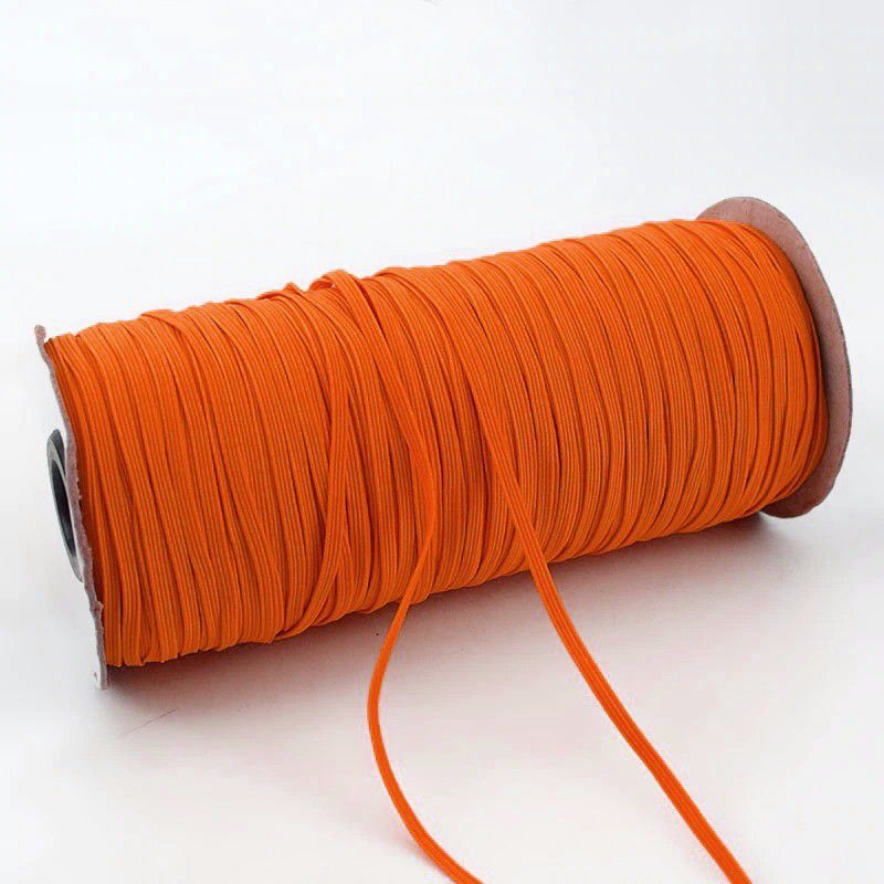KnottyCord Braided Orange Elastic  (10 m)