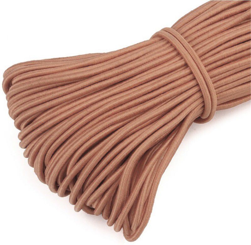 KnottyCord Elastic Thread and Cord Brown Elastic  (10 m)