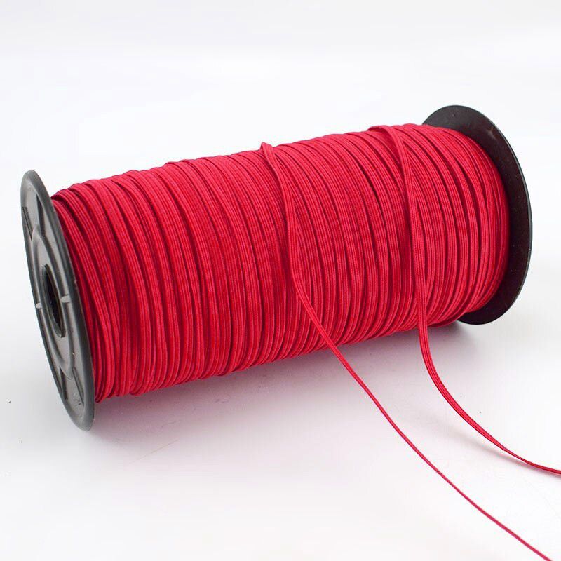 KnottyCord Braided Red Elastic  (10 m)