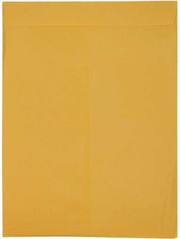 SUNPACKERS Laminated Yellow Envelope A4 Size Envelope 10 X 12 Inch 120 Gsm Envelopes  (Pack of 50 Yellow)