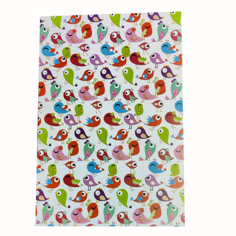 Shoppernation M series Unruled A4 70 gsm Craft paper  (Set of 10, Multicolor)