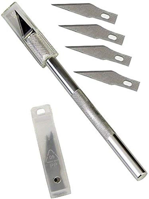 Dhinchak cutter Metal Grip Corner Paper Cutter  (Set Of 1, Silver)
