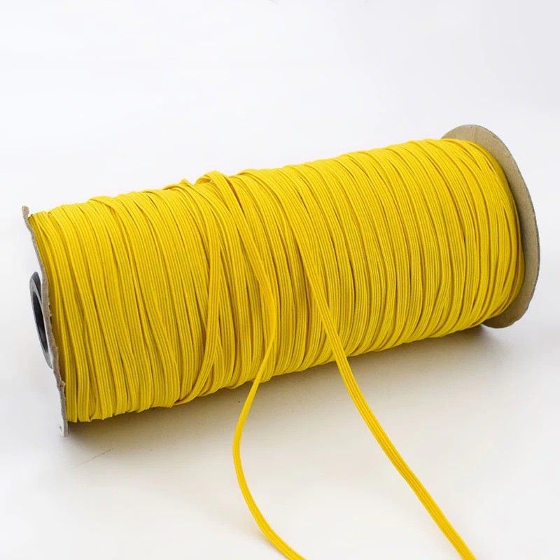 KnottyCord Braided Yellow Elastic  (10 m)