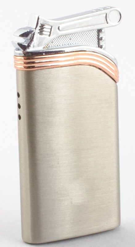 ASRAW WindProof Jet Flame pocket Lighter - Wrench Lever - Premium Silver Designed - Pocket Lighter  (Silver)