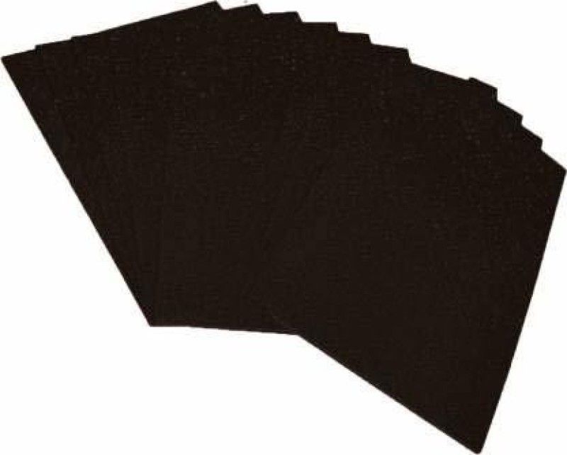 manrish Foam Sheets for Craft, School Projects, DIY Projects (Pack of 10,Black) unruled 2mm 100 gsm A4 paper  (Set of 10, Black)
