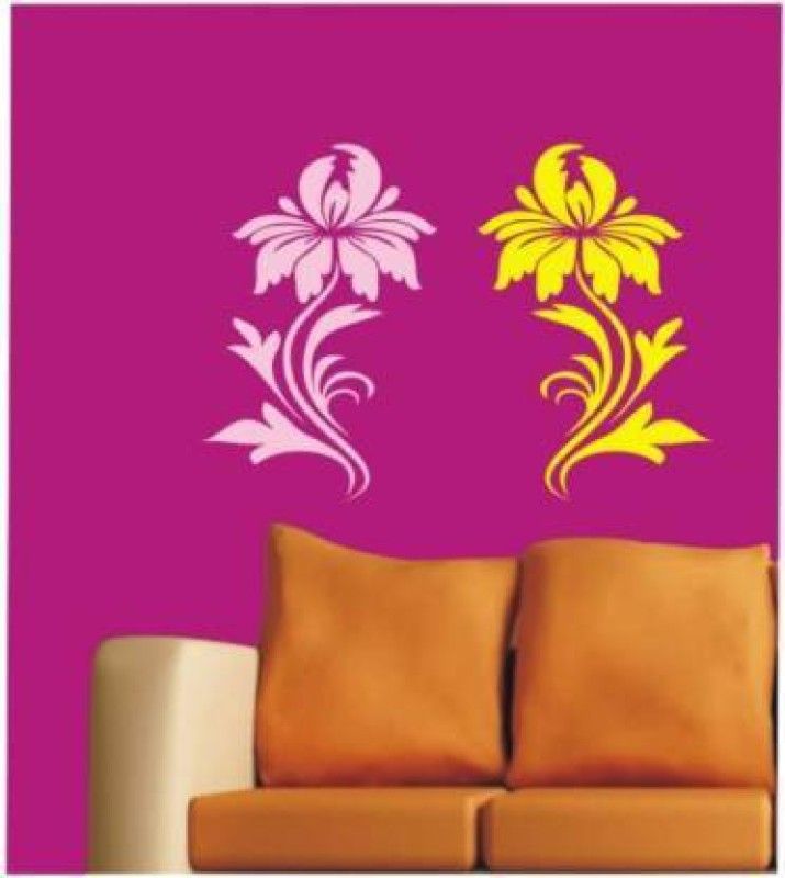 Nulomi Wall Stencils for Home Wall Decor- (16*24) Wall Stencils for Home Wall Decor-580 Wall stencil Stencil  (Pack of 1, Flower)