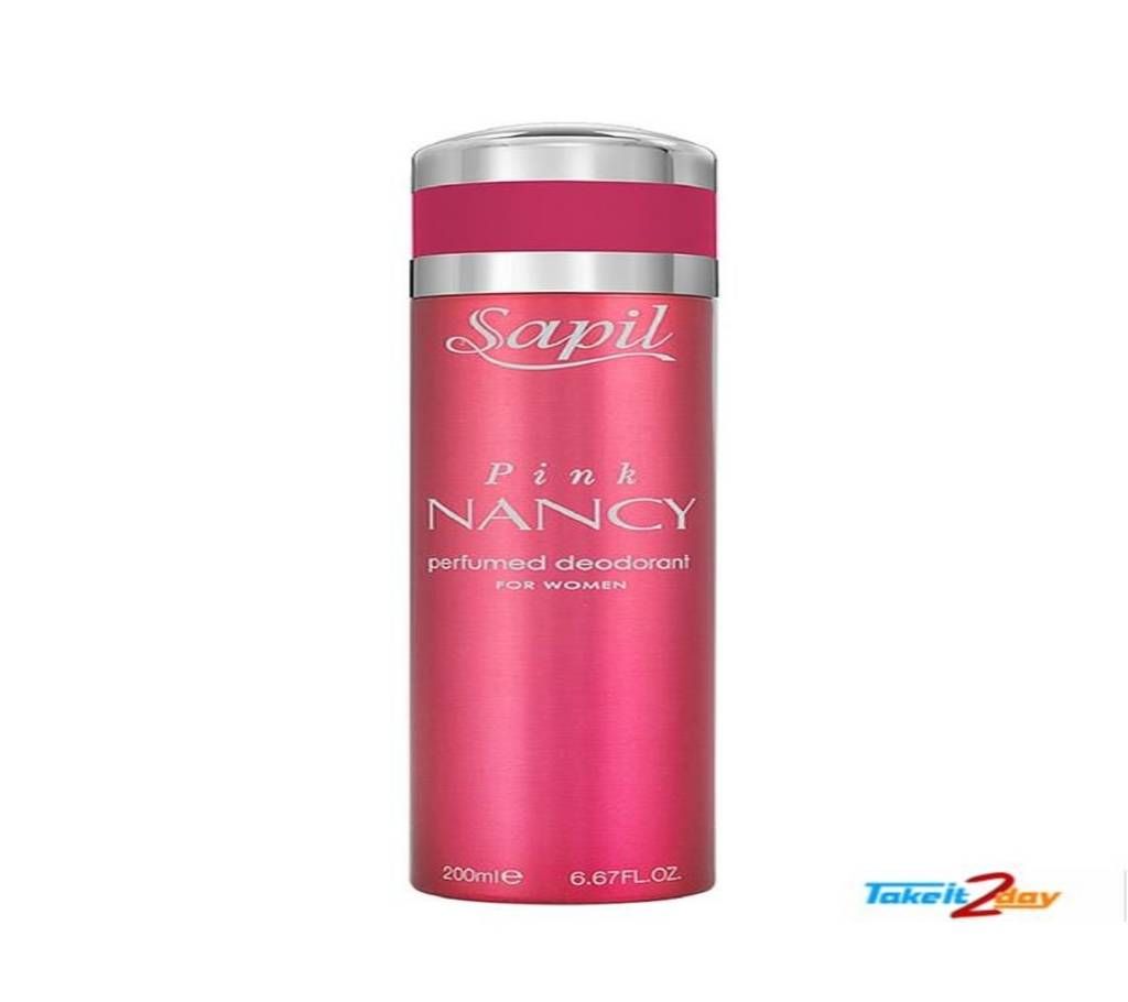 SAPIL PINK NANCY DEODORANT BODY SPRAY FOR WOMEN 200 ML