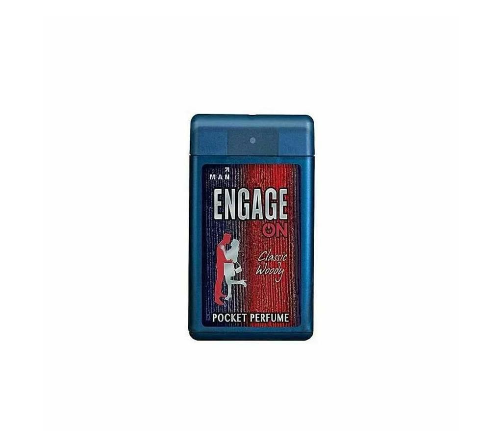 Engage On (classic woody) perfume 18 ml for Men