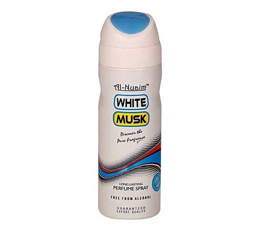 Al-Nuaim White Musk Long Lasting Perfume Spray - 200ml (India)
