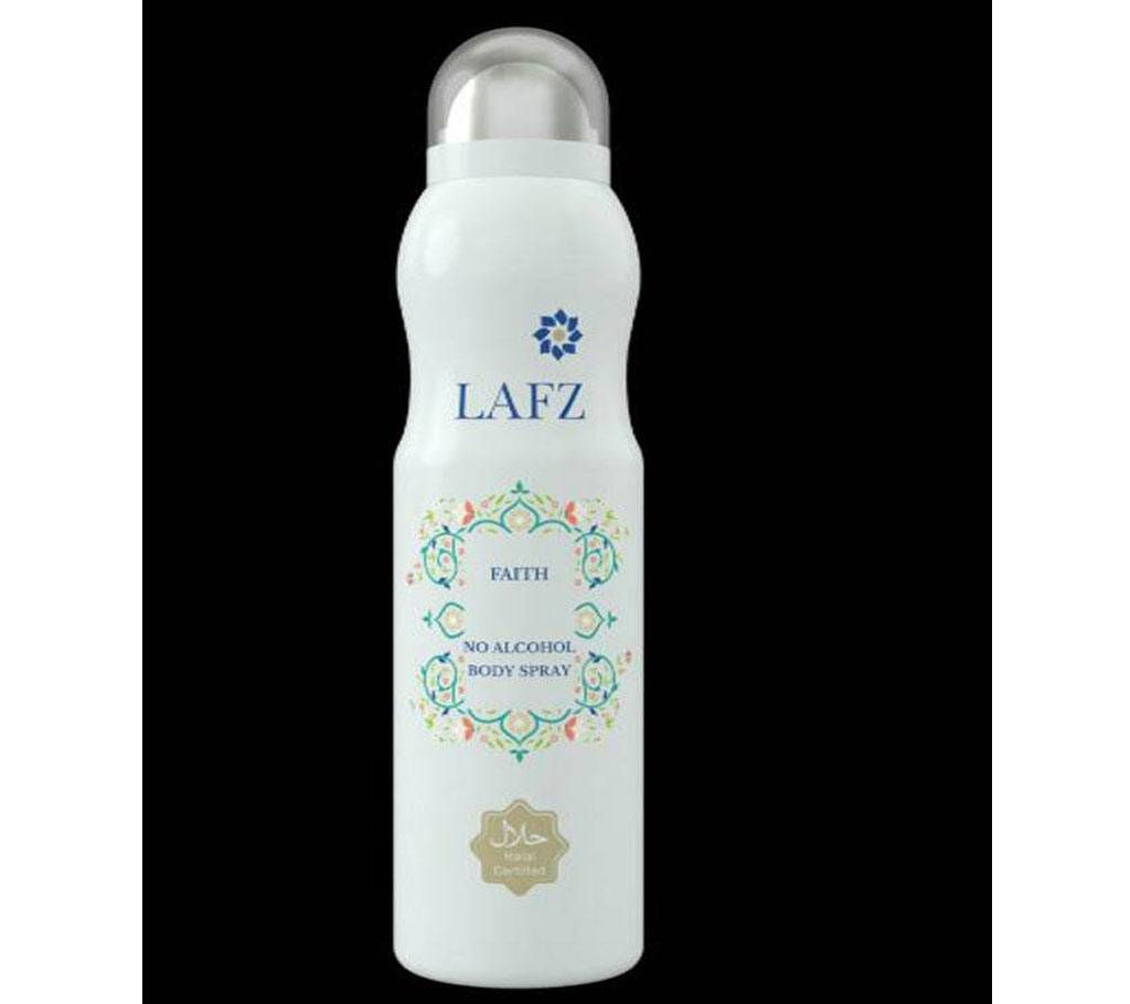 Lafz Alcohol Free Body Spray for Women Faith 100 gm (BD)