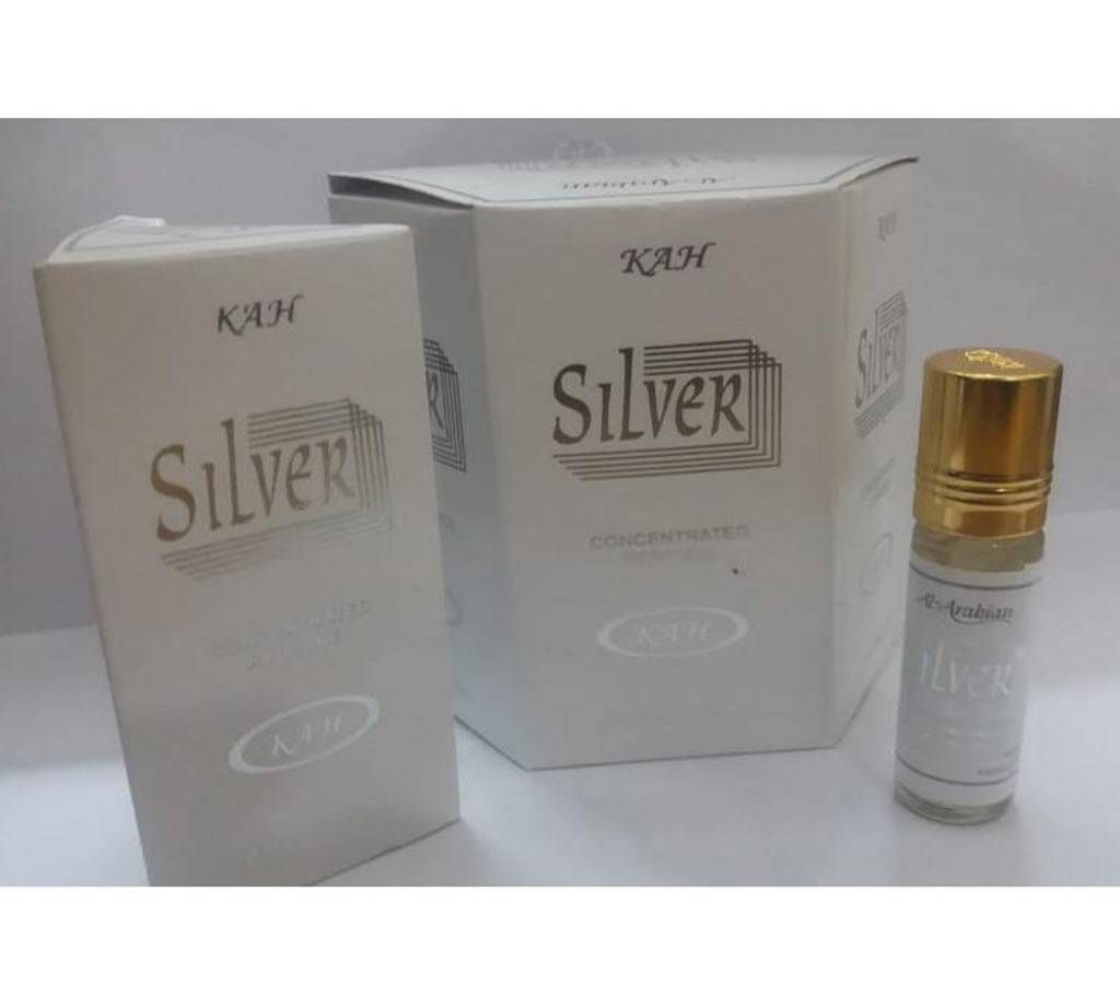 Silver Concentrated Perfume (Attor) (6ml) - 6 pcs Combo 