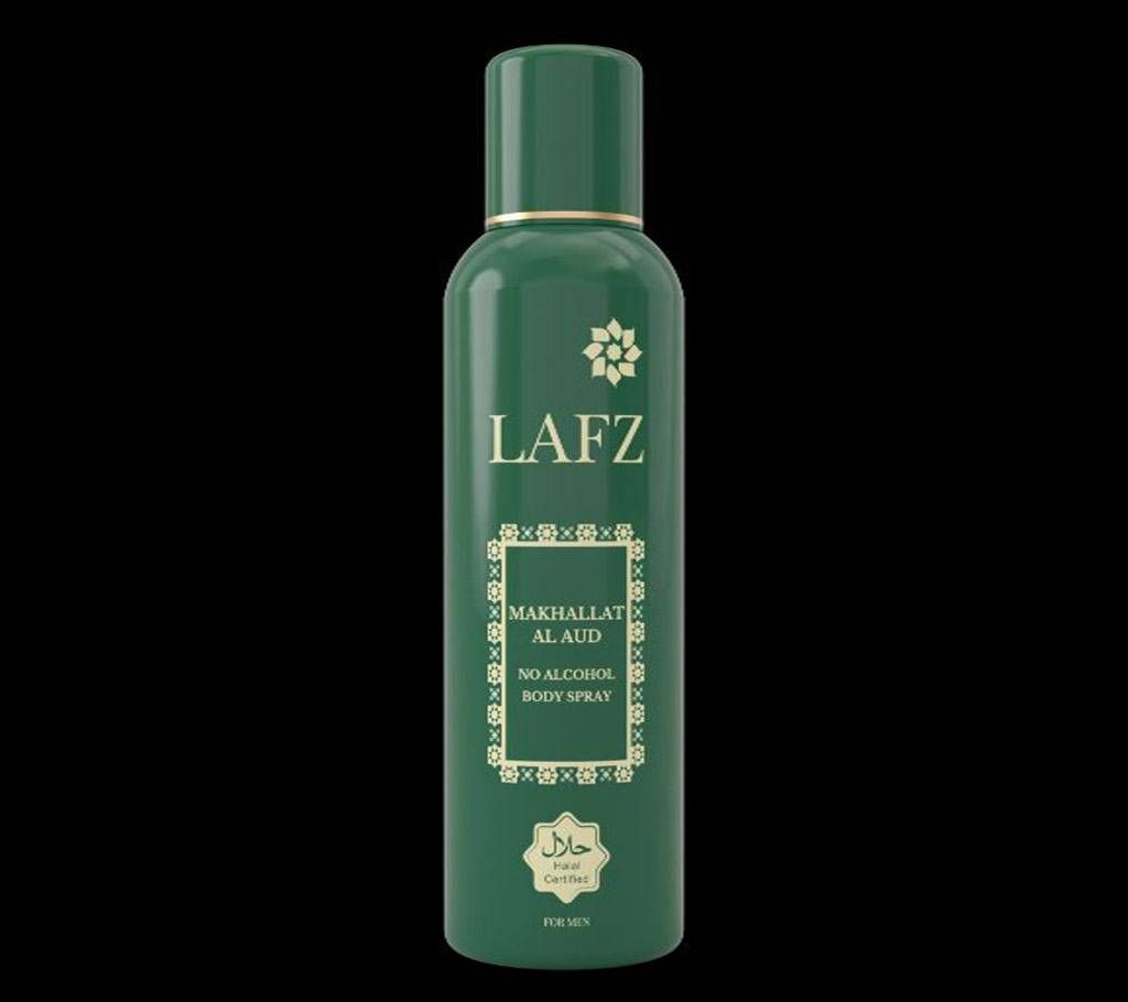 Lafz Alcohol Free Body Spray for men  Makhallat Al Aud 100gm
