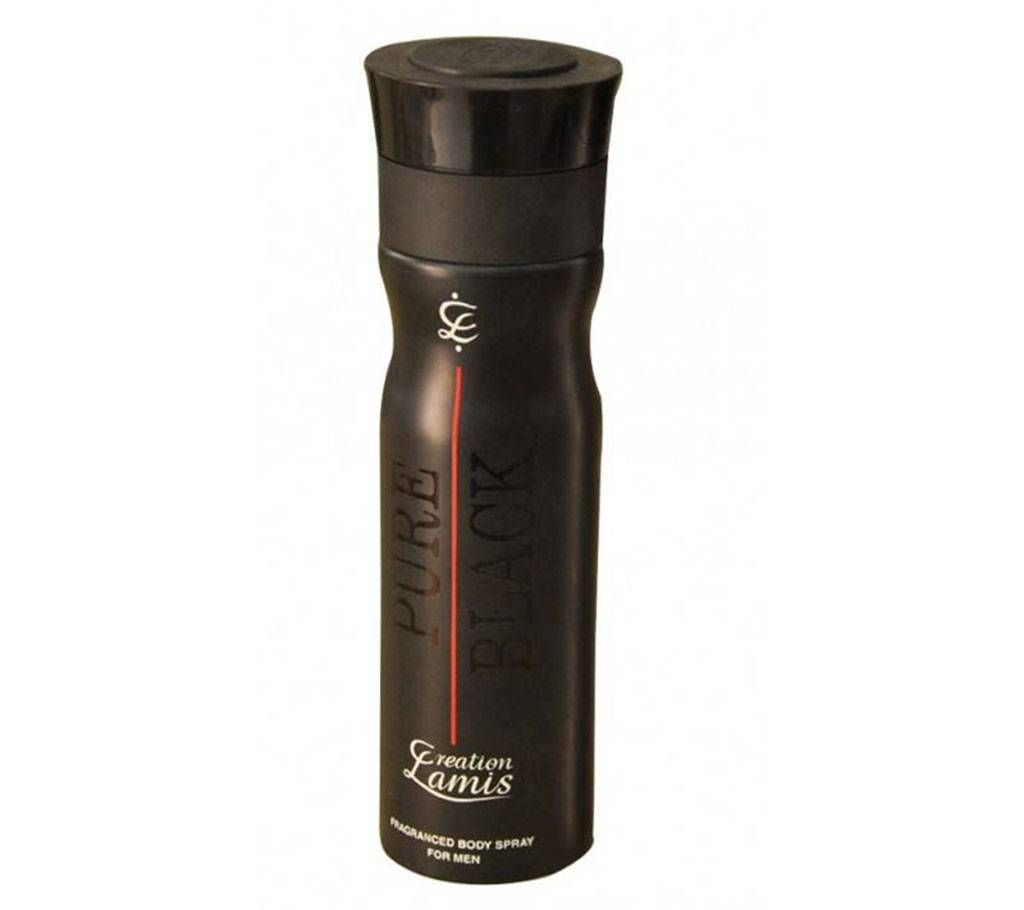 CREATION LAMIS Pure Black Body spray for men 