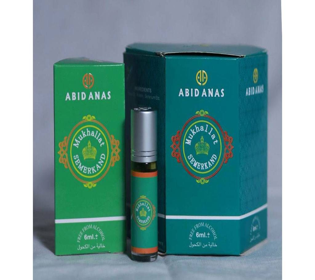 Abid Anas Mukhallat Semerkand Perfume 6ml Saudi Arabia