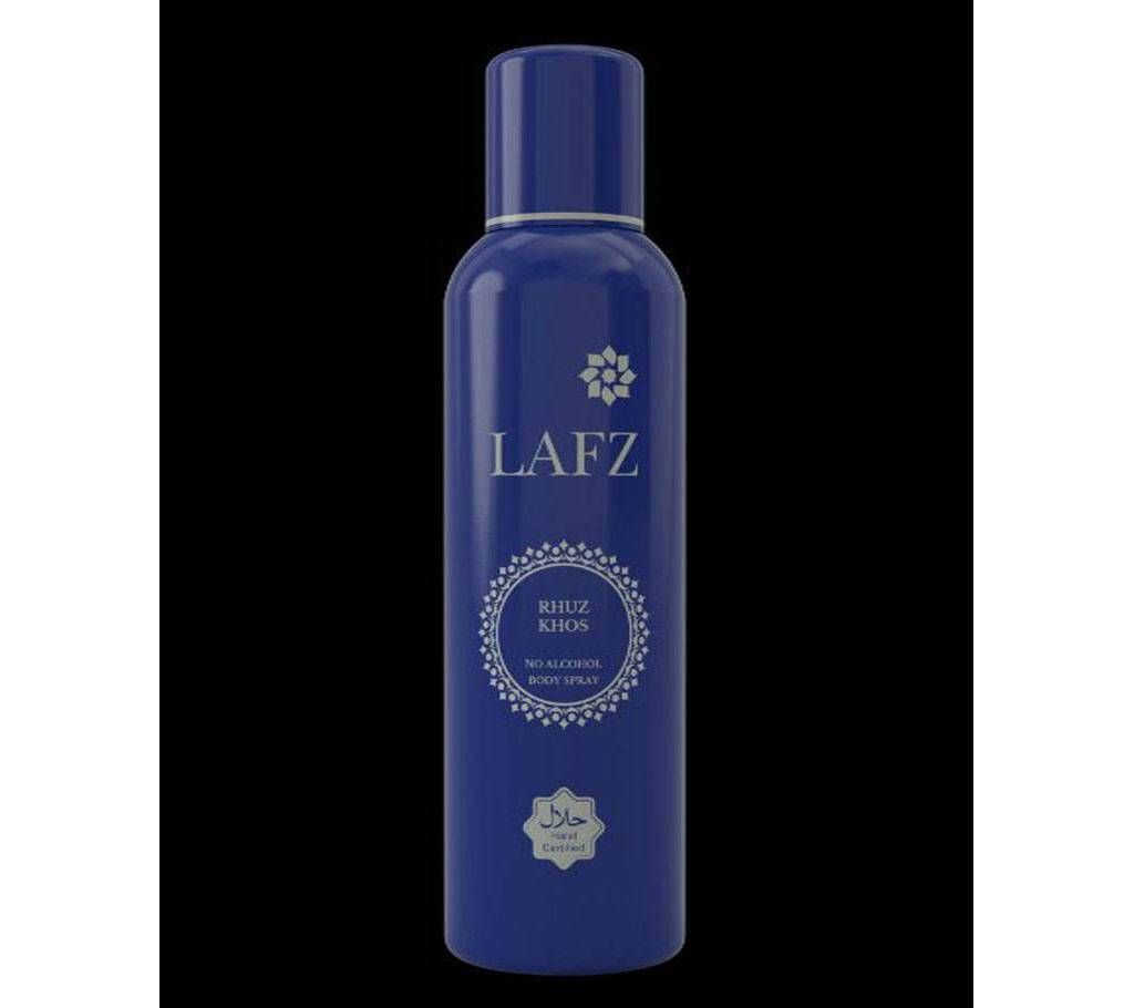 Lafz Alcohol Free Body Spray for men Rhuz Khos 100 gm