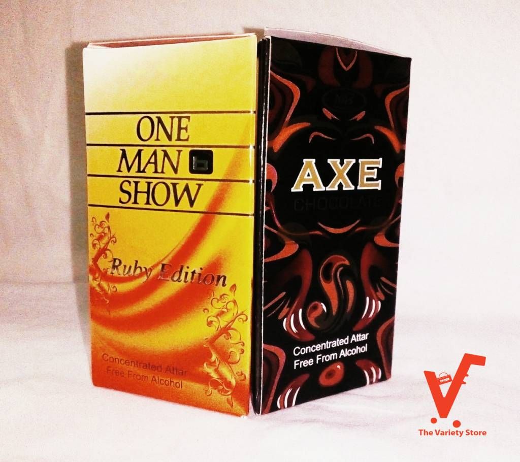 AXE Chocolate + One Man Show Attar 6ml each BD
