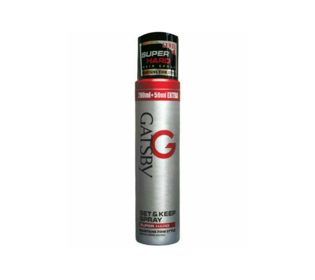Gatesby super hard hair spray