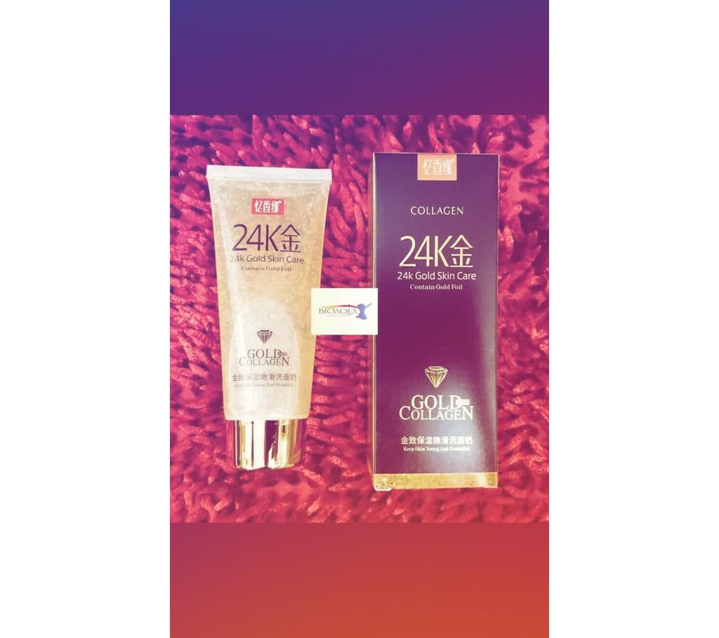 24k gold skin care face wash
