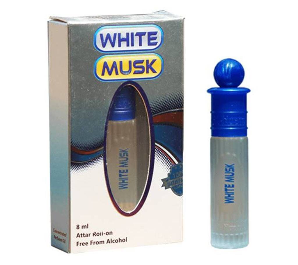 Al Nuaim White Musk Rool On Ator   (8ml ) - India