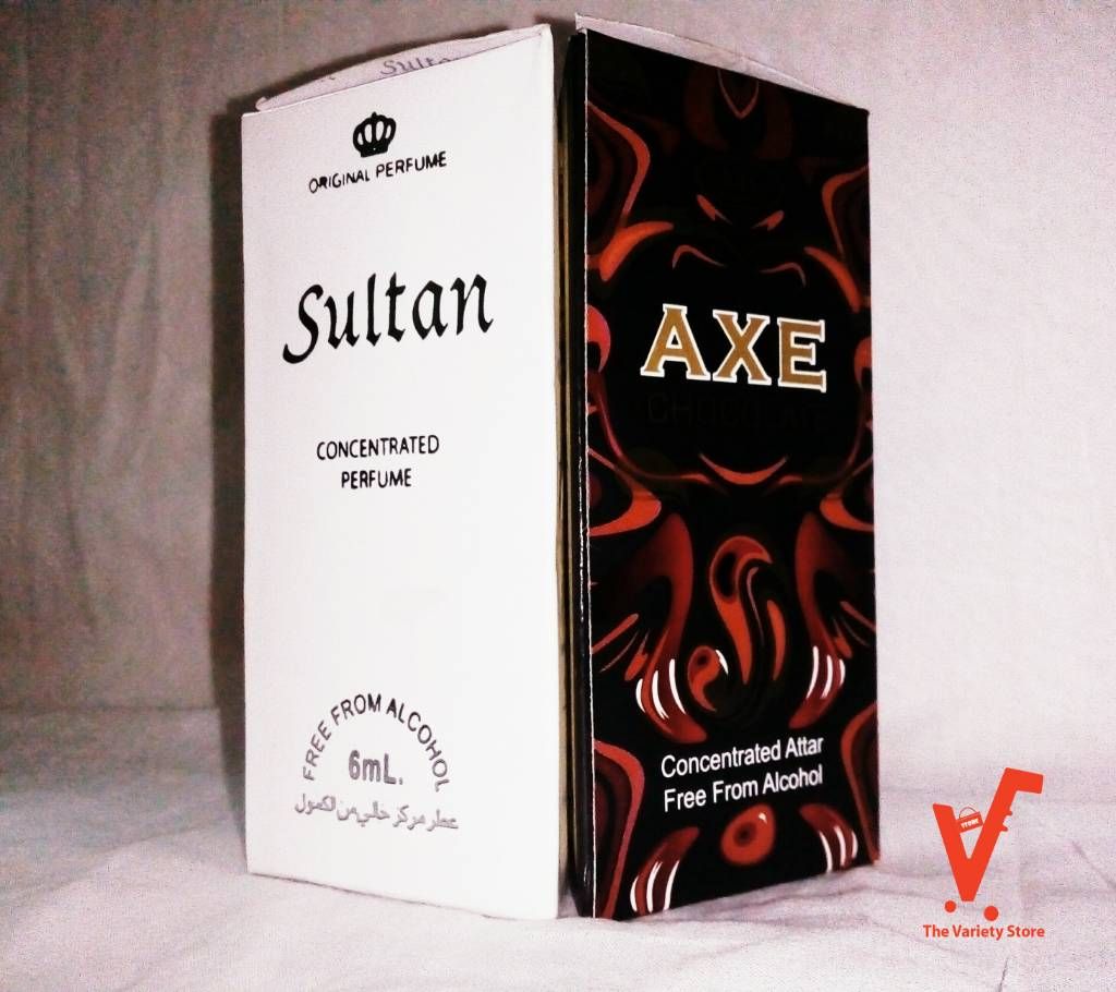 AXE Chocolate + Sultan Attar 6ml each BD