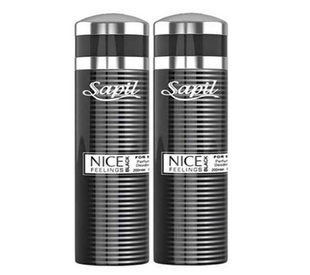 SAPIL Nice Feeling Black body spary 200ml UAE