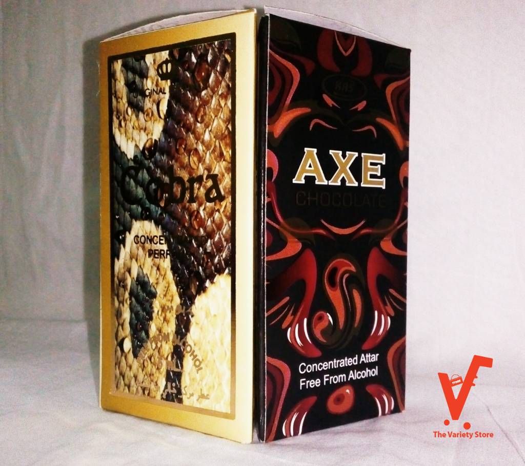 AXE Chocolate + Cobra Attar 6ml each BD