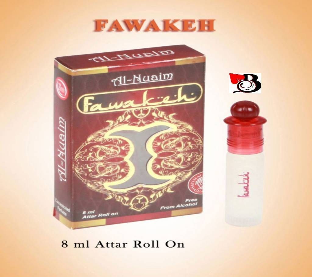 Al nuaim Fawakeh Roll on Floral halal perfume 8ml - India