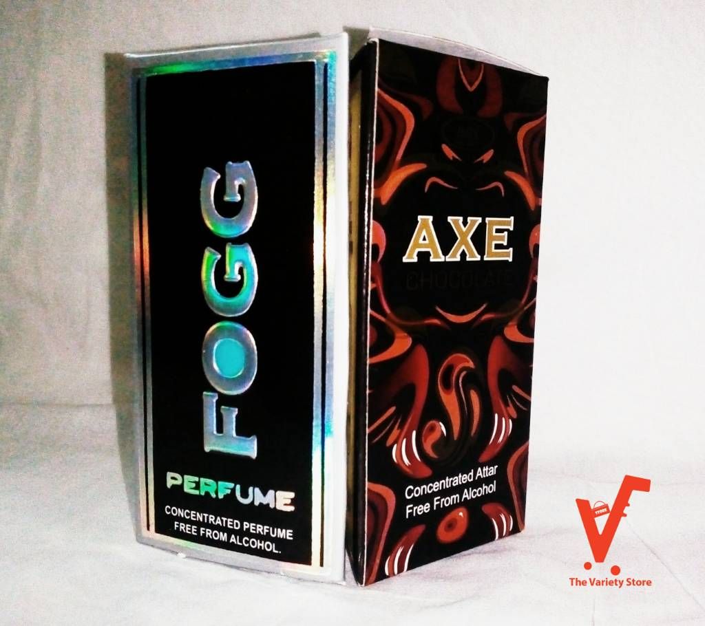 AXE Chocolate + Fogg Attar 6ml each BD