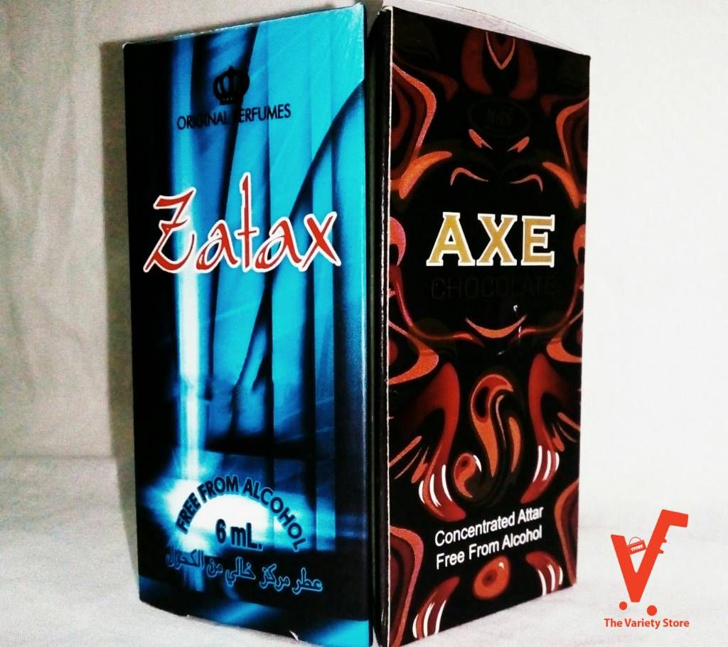 AXE Chocolate + Zatax Attar 6ml each BD