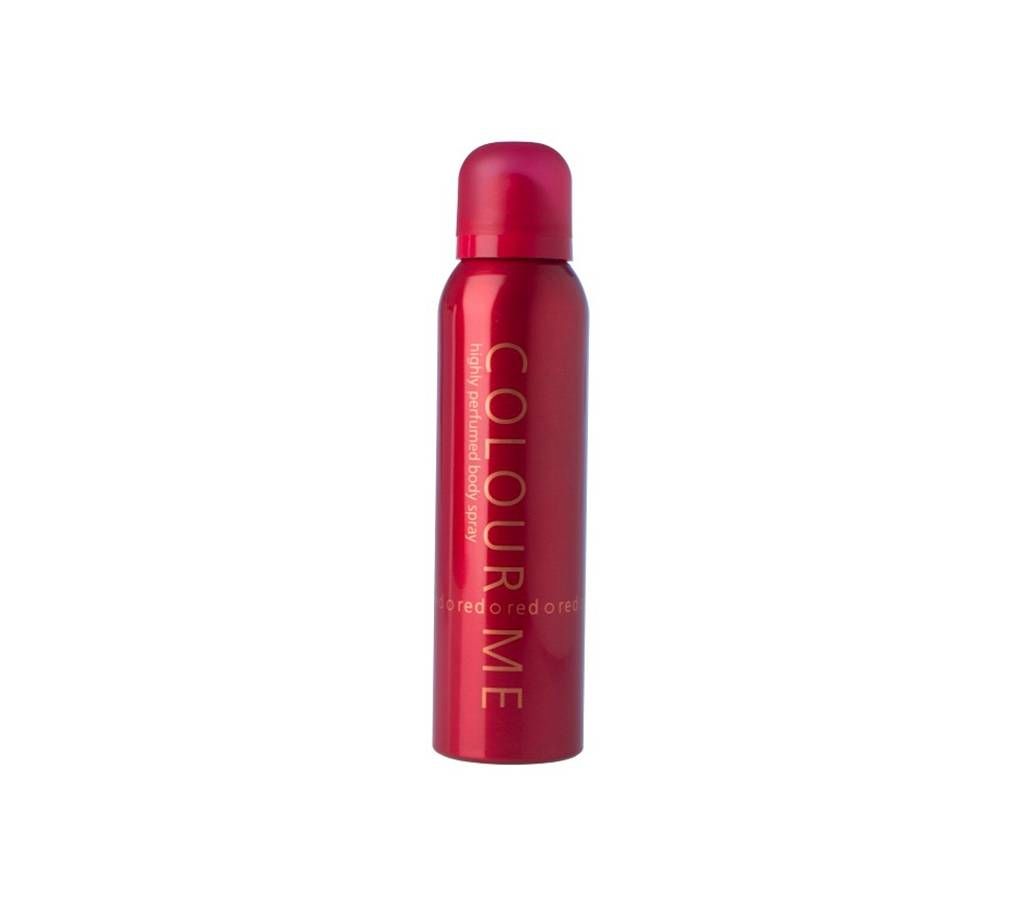 Color Me Body Spray 150ml (Red)