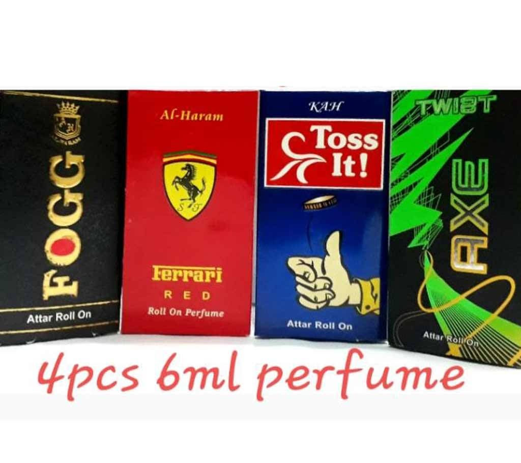 4pcs 6ml Combo Concentrated Perfume (Attor)