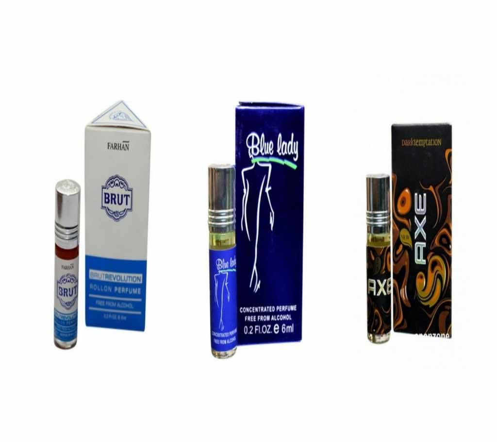 Three perfumes Combo 6ml