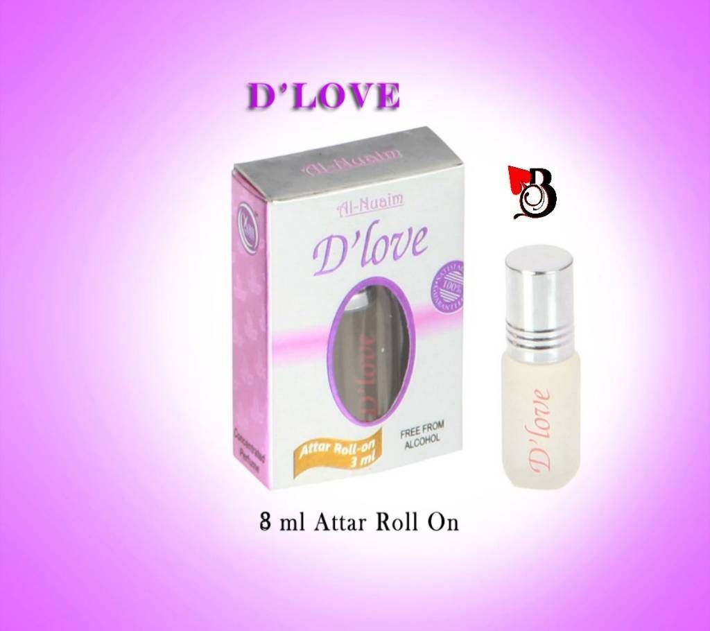 Al nuaim D'Love Roll on Floral halal perfume 8ml - India