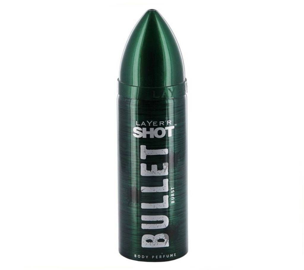 LAYER'R SHOT Bullet Burst Body Perfume for Men - 120ml