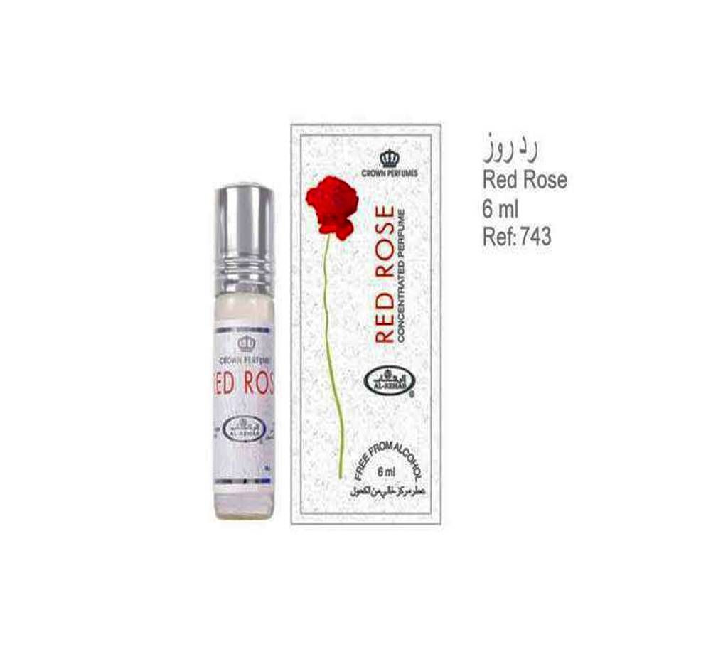 Al Rehab Perfume Red Rose 6ml Saudi Arabia 