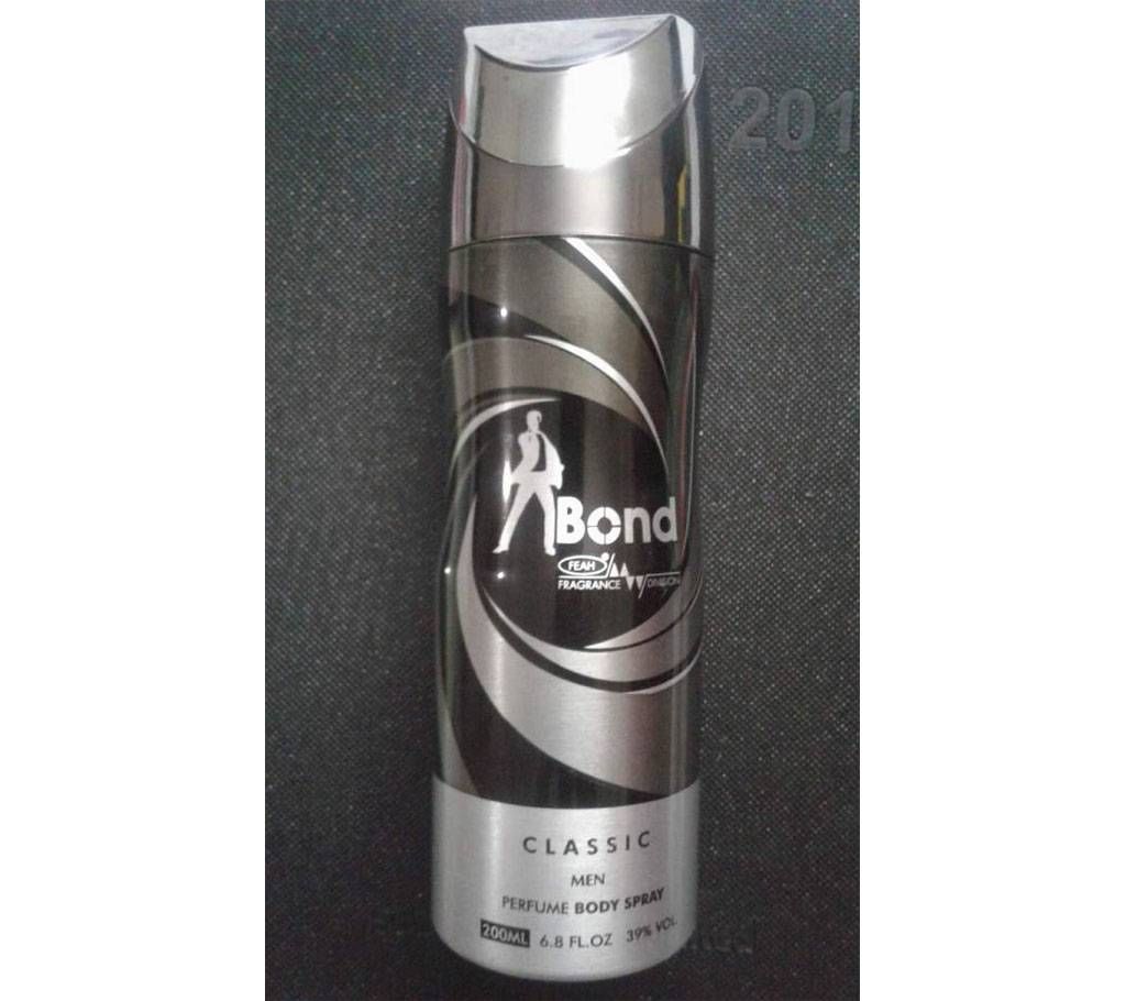 Bond Classic Men Perfume Body Spray 200 ml